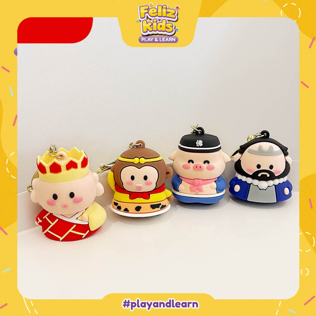 [FELIZKIDS] [KC29] Gantungan kunci Keychain Journey to the west Kera Sakti Biksu Tong Wu kong Pat ka