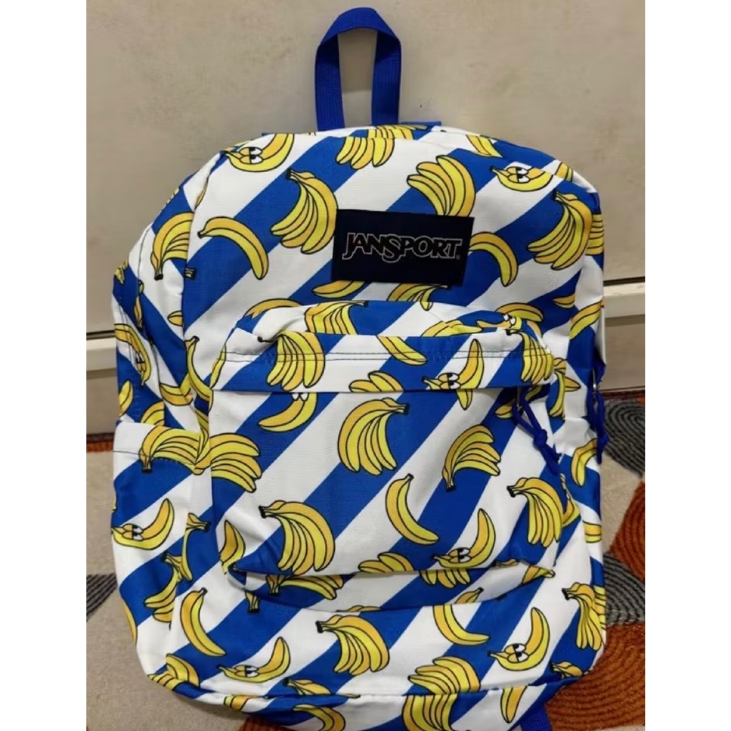 TAS RANSEL JS JANSPORT SPORT BAGS / TAS PRIA WANITA JANSPORT SPORT BAGS ORIGINAL BANANA MOTIF BACKPA