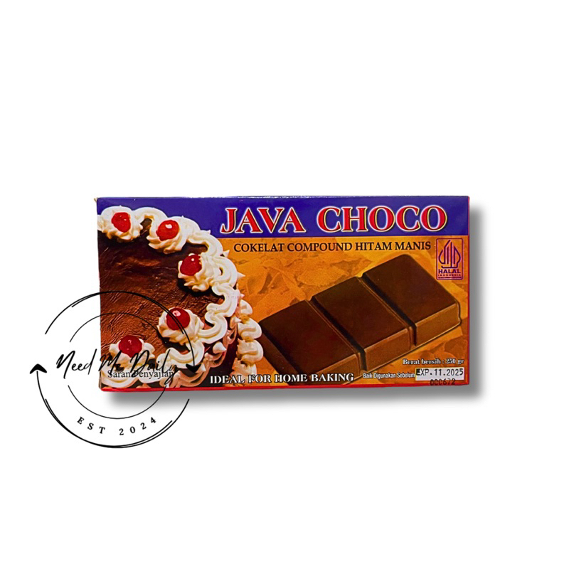 

Coklat Batang Java Choco 250gr Analog Compound Cokelat