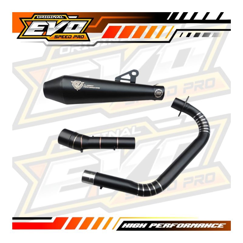 Knalpot Japstyle Tiger Bobber Fullsystem Tiger 2000 Tirev Tilas Original Evo Speed Pro