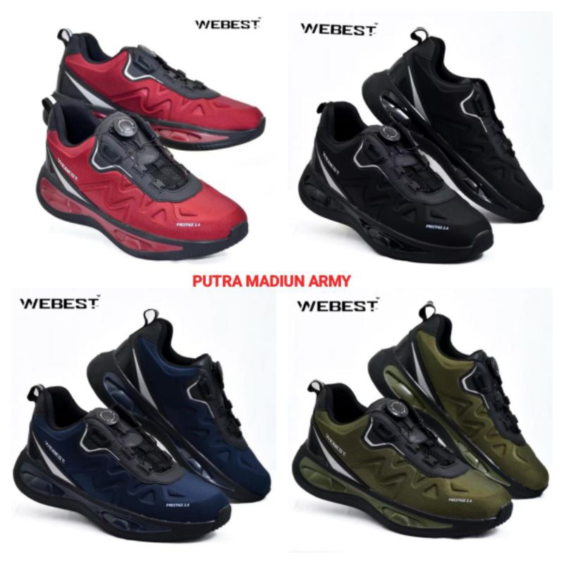 SEPATU ZEUS TALI PUTAR / SEPATU SPORT TALI PUTAR WEBEST