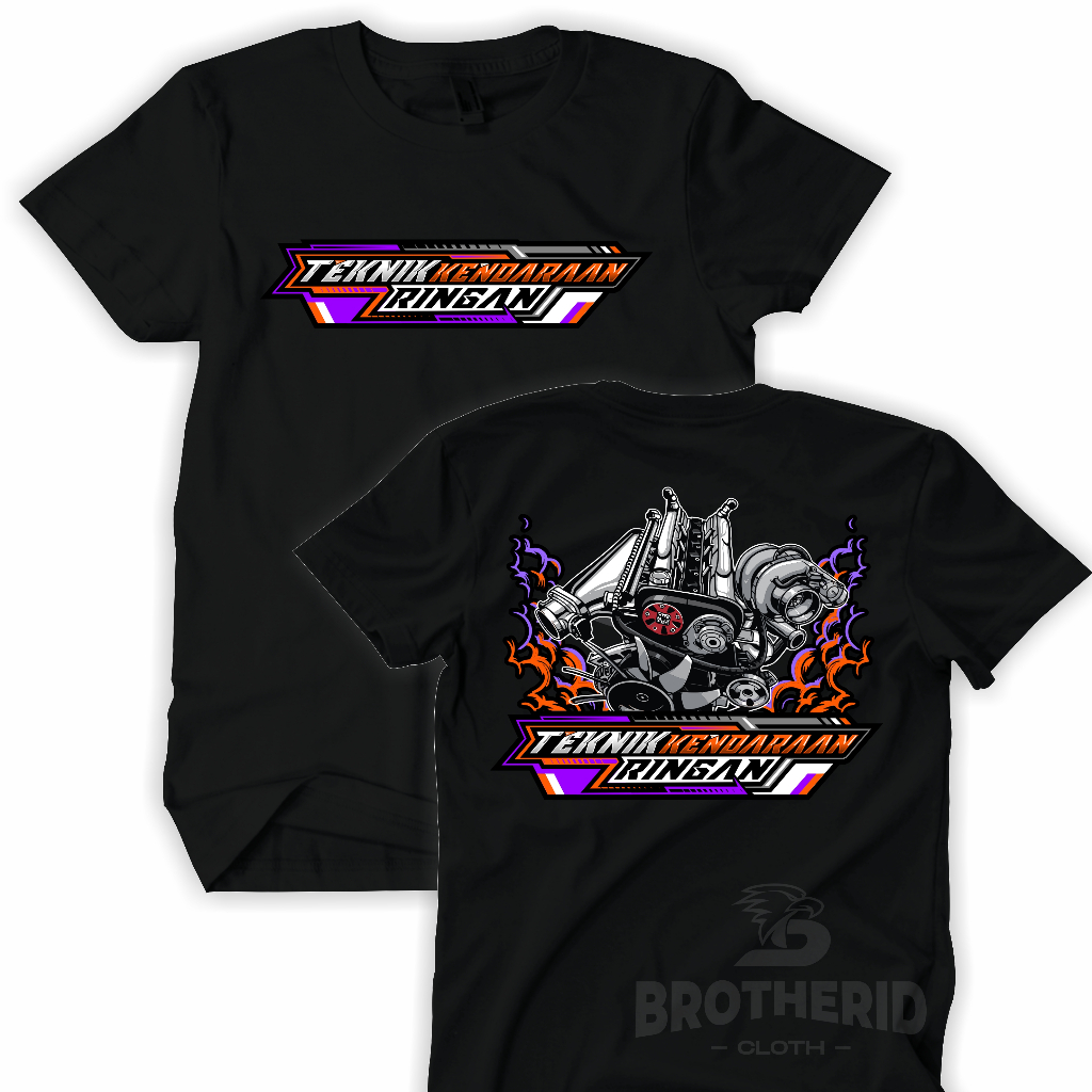 Kaos TKR Teknik Kendaraan Ringan Baju Kelas Jurusan Otomotif Katun Combed 30s