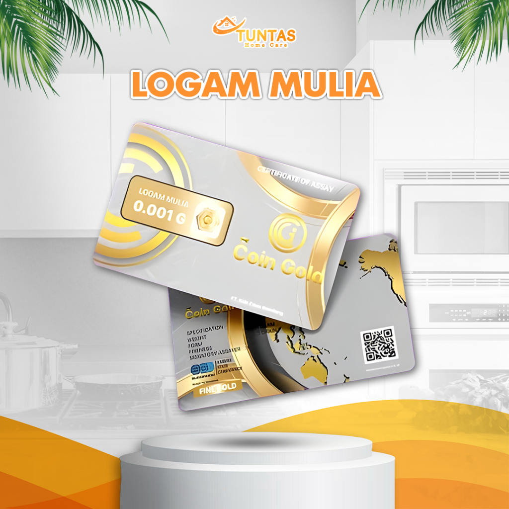 Logam Mulia 0.001 gram Coin Gold Coingold Babygold Mini gold Minigram Emas Kecil