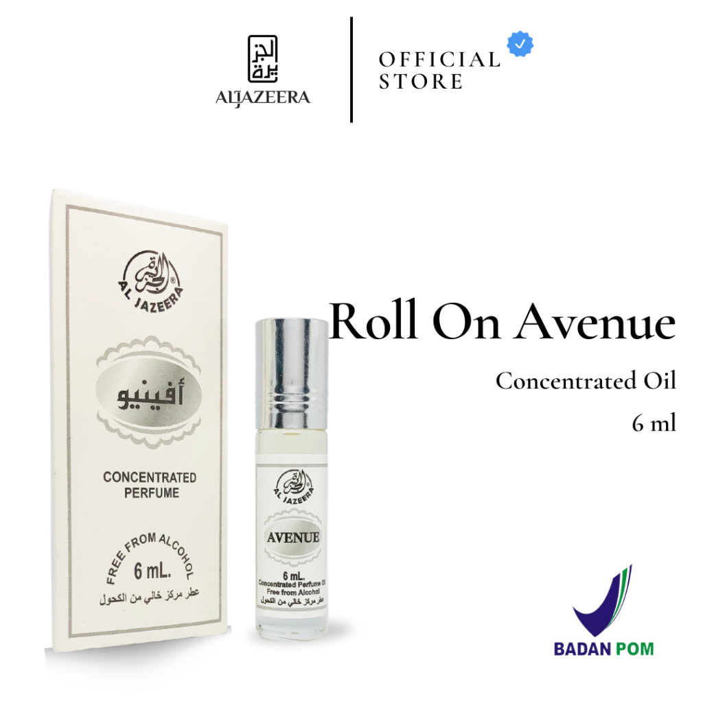 Avenue Parfum Roll On Arab 6 ml Non Alkohol | Minyak Wangi Concentrated Oil | Original Segel Pabrik 