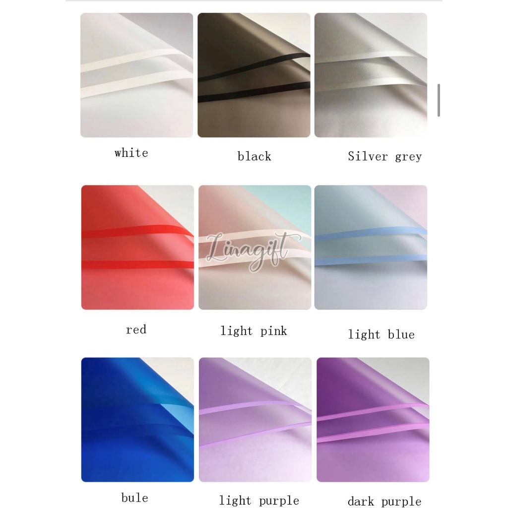 

( 1 Lembar ) FLOWER WRAPPING PAPER KOREAN CELLOPHANE - KERTAS BUKET BUNGA MOTIF FLORIST