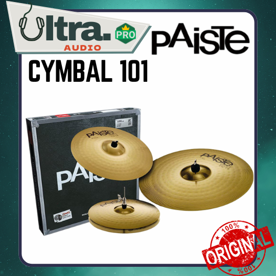 Paiste 101 brass / 101-brass Drum Cymbal Set ORIGINAL