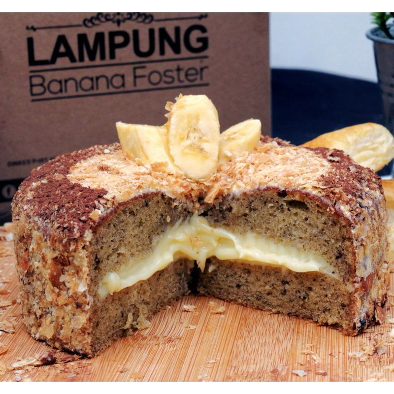 

Banana Foster Molten Banana - Oleh Oleh Lampung