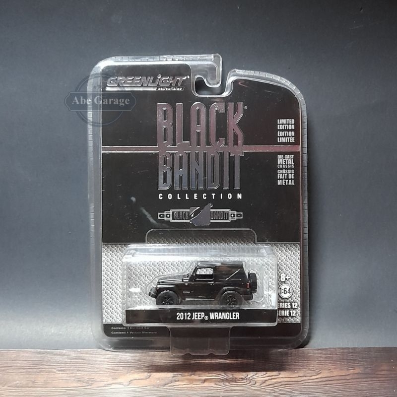 Greenlight Jeep Wrangler Black Bandit