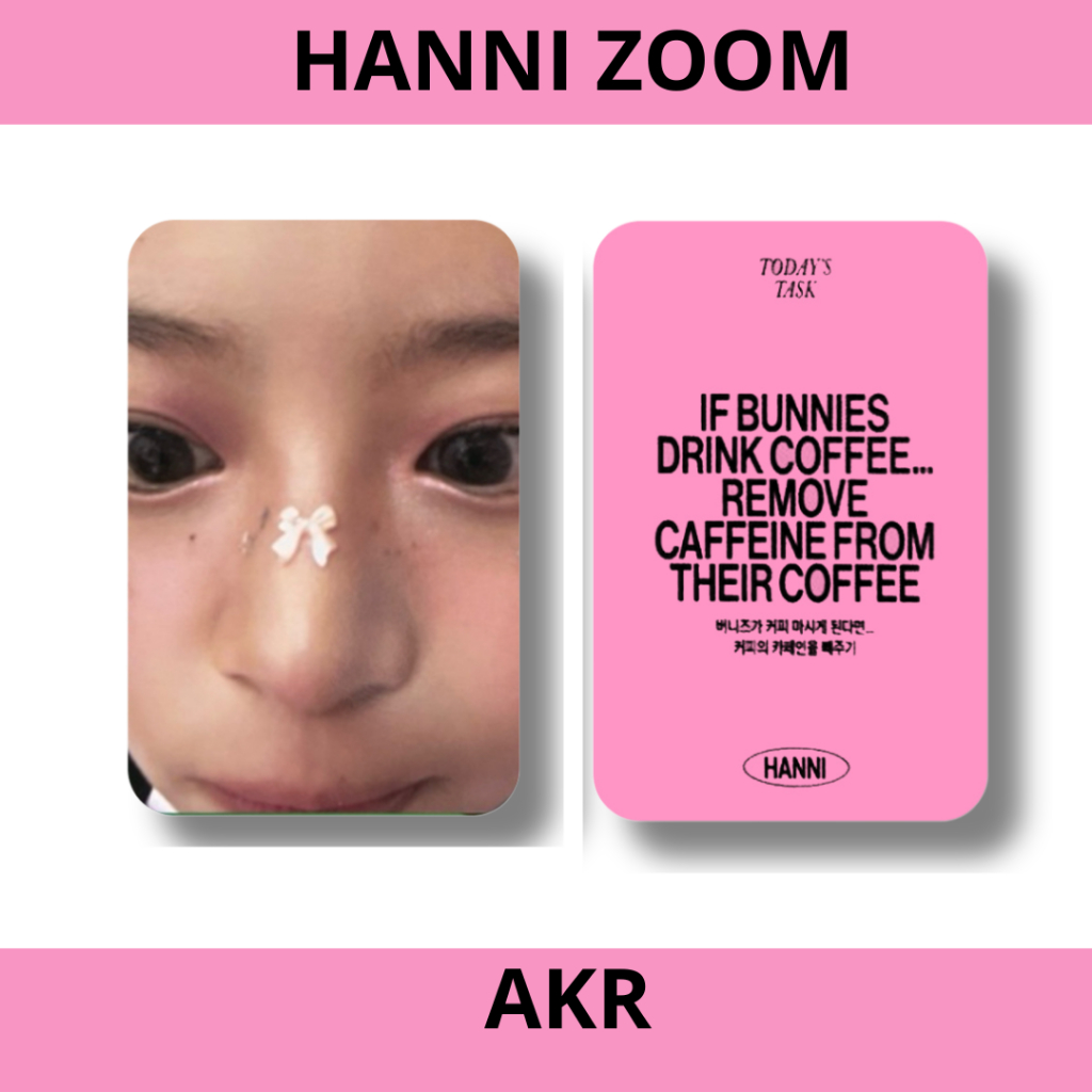 PHOTOCARD GIRLGRUP UNOFFICIAL Karina zoom, Hanni Pita, Rei zoom, Wonyoung selimutan, dsb
