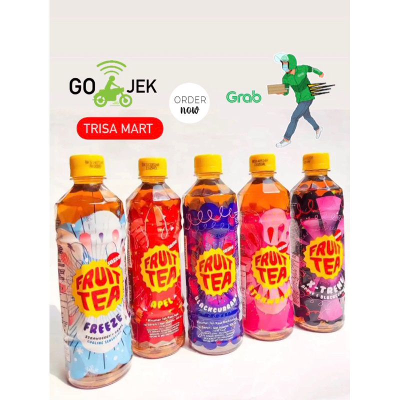 

Fruit tea pet 500 ml isi 12 pcs (apel strawberry blackcurrant freeze x-treme)