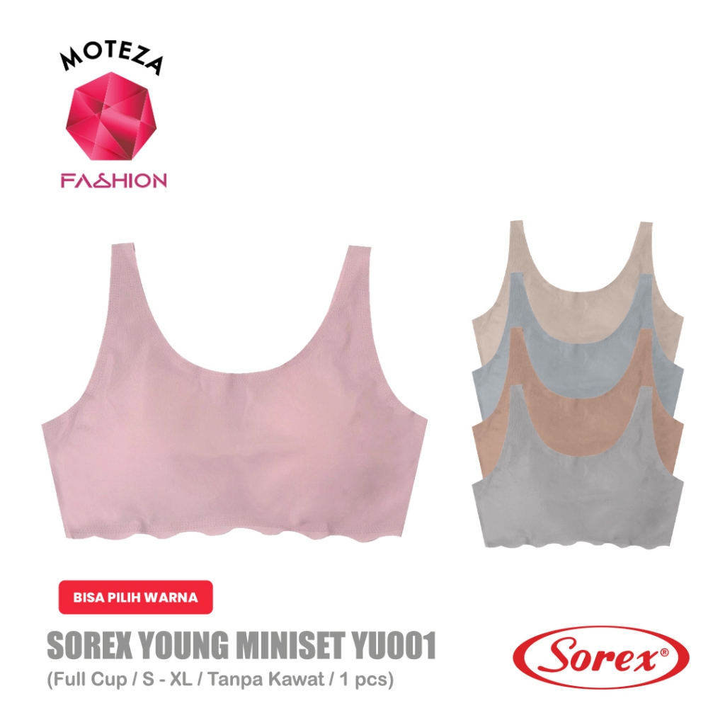 Sorex Young YU001 YU 001 Invisible Miniset | Pakaian Dalam Bra BH ABG Anak Remaja Perempuan | Full C