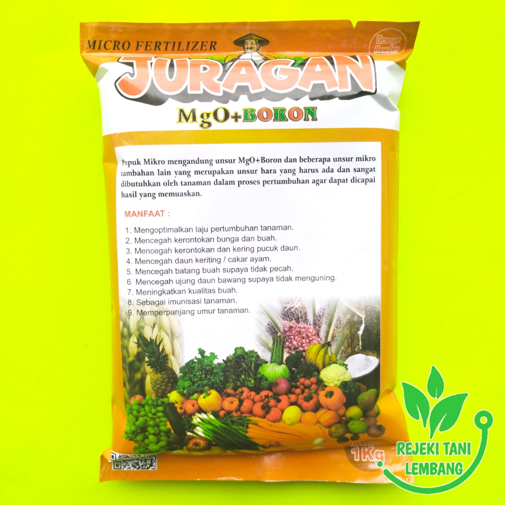 PUPUK MICRO FERTILIZER JURAGAN BORON Plus MgO 1 KG