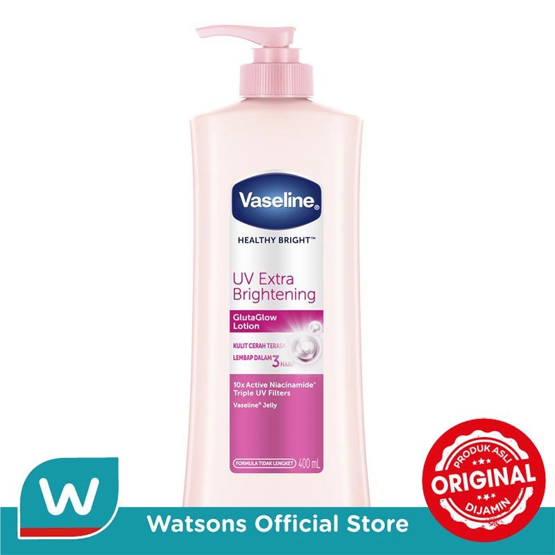 Vaseline Body Lotion Healthy Bright UV Extra Brightening 400ml