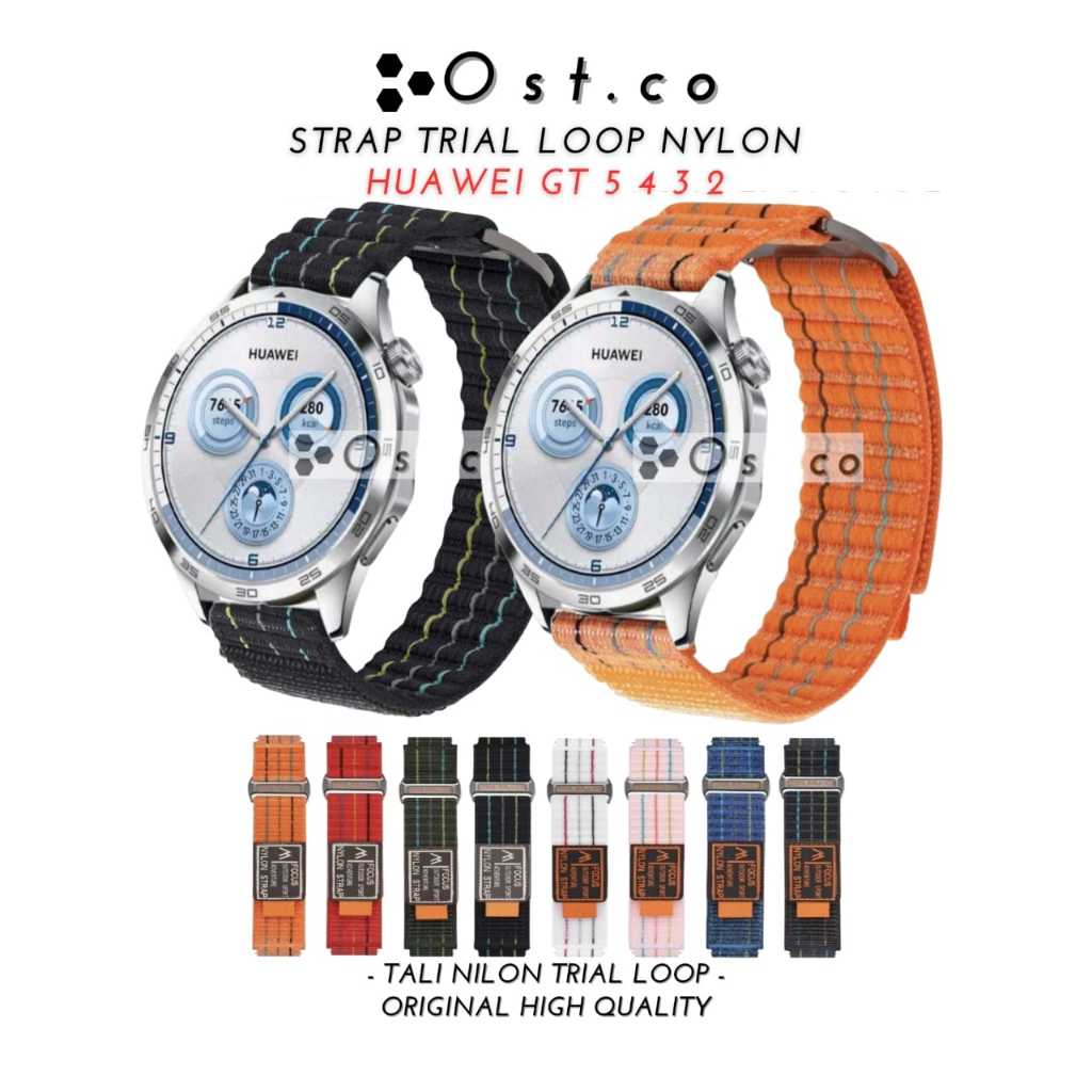Strap Sport Nylon Huawei Watch GT 6 /5 / GT 6 PRO Huawei GT 5 PRO Tali Sport Huawei Watch GT 5 Tali 