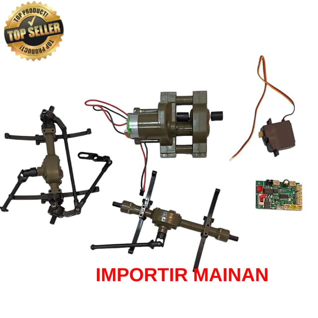 part rc jeep JJRC C8815 jeep willys board servo 17g gearbox front rear bridge winch G604-JP