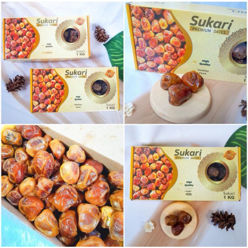 

Kurma Sukari Premium Dates Kemasan 1kg 100% Original Premium