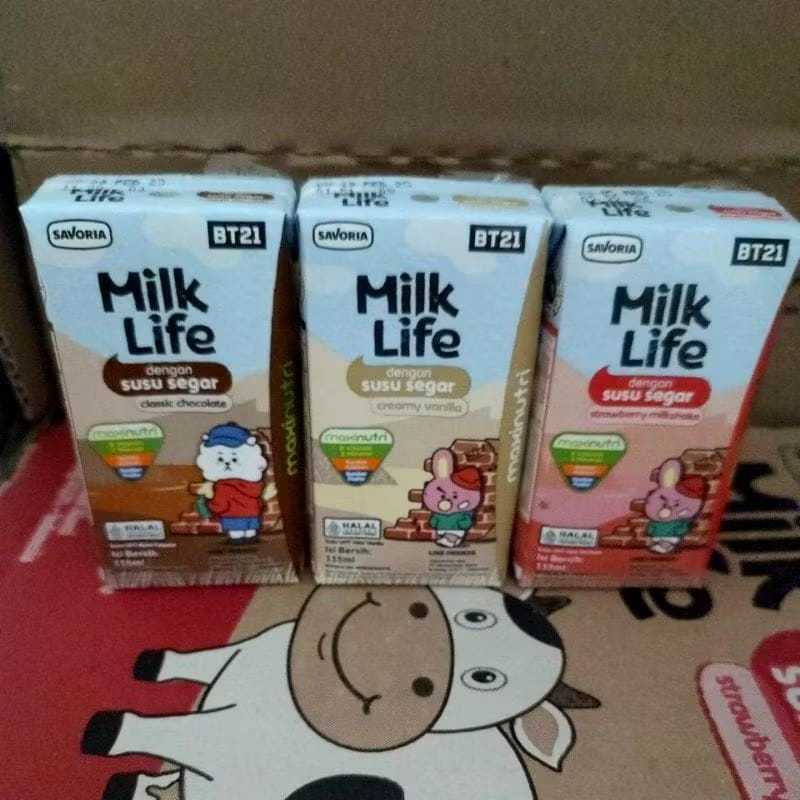 

Milk Life susu segar UHT 115ml - MILK LIFE KEMASAN MINI ECER