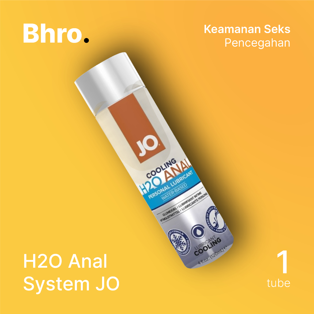 Pelumas - H2O ANAL - JO - 120ml - 1 Botol