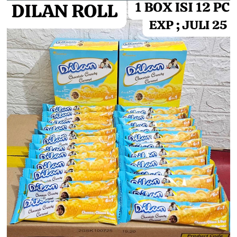 

DILAN ROLL RASA TOPPING MARTABAK ( CHEESE, CHOCO & NUT ) ISI 12 PCS