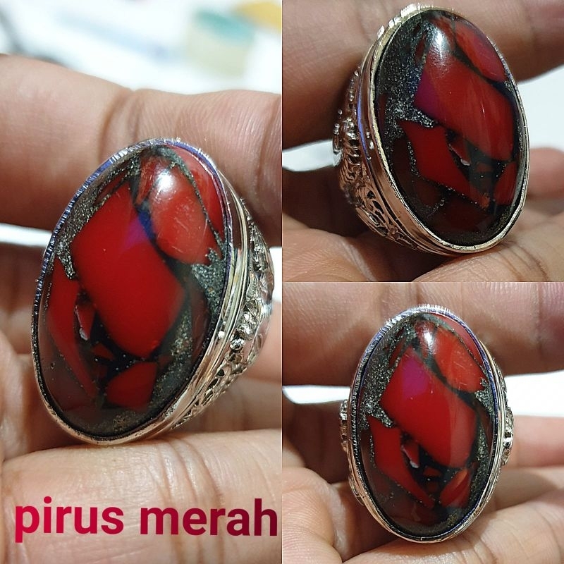 BATU CINCIN AKIK PIRUS MERAH