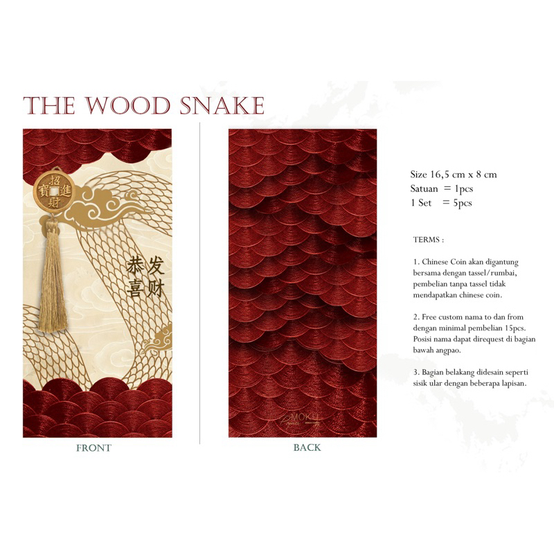 

THE WOOD SNAKE ANGPAO