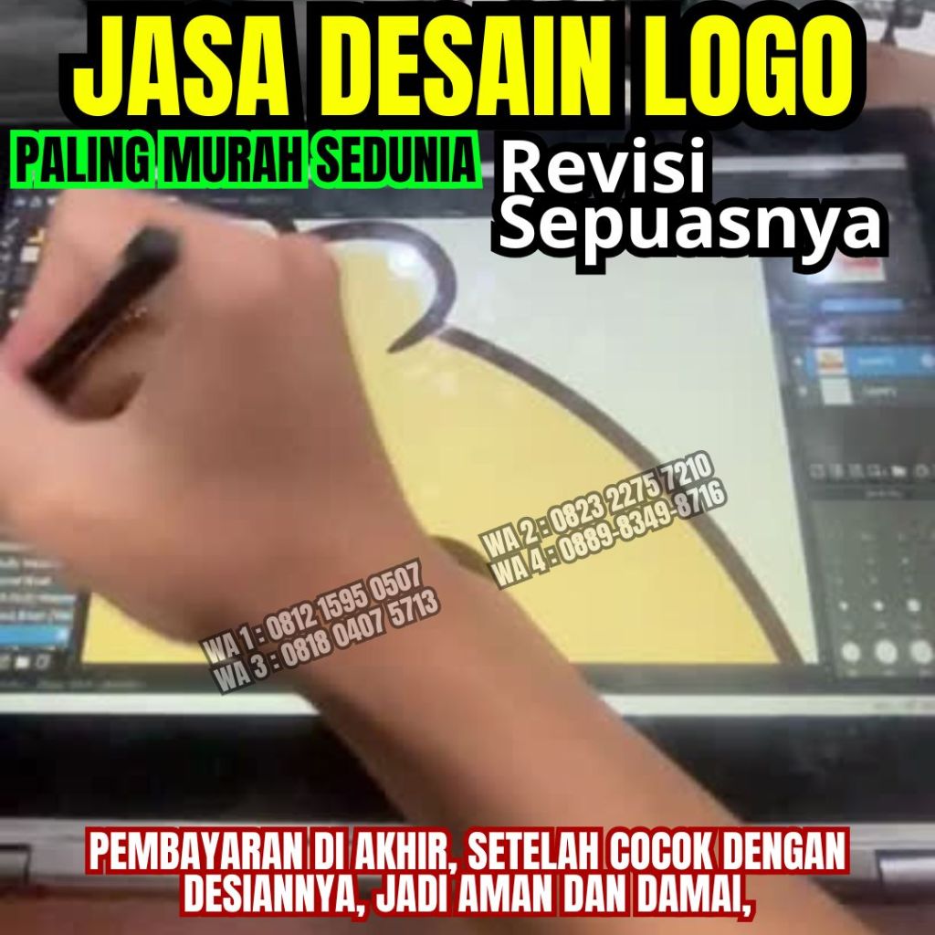 Jasa Desain Logo Merk Usaha | Brand Makanan | Coffe Shop | Fashion Lainya JASA BUAT LOGO JASA BIKIN 