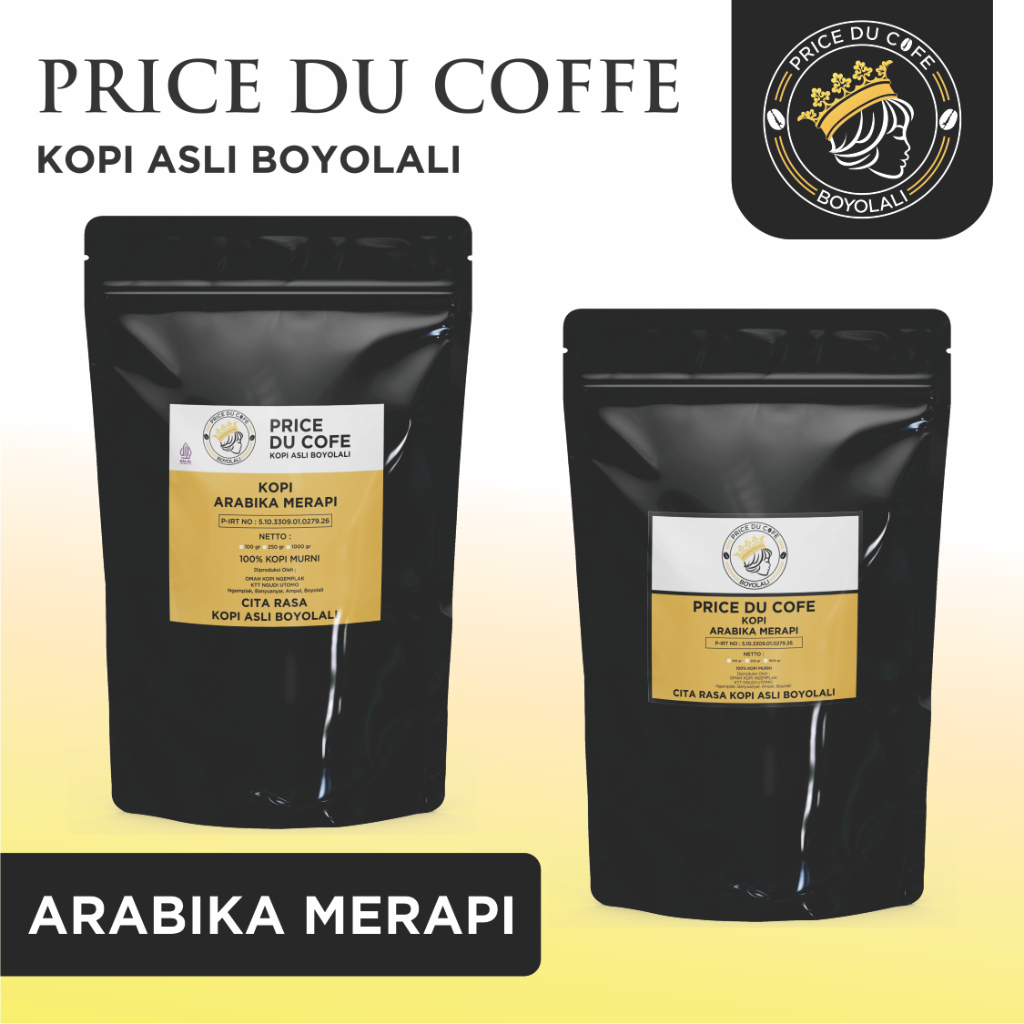 

Kopi Arabika Merapi PDC 250 gr