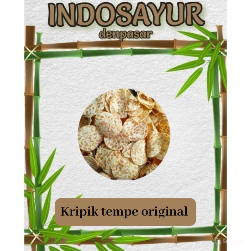 

Camilan kripik tempe original 70g _ INDOSAYUR
