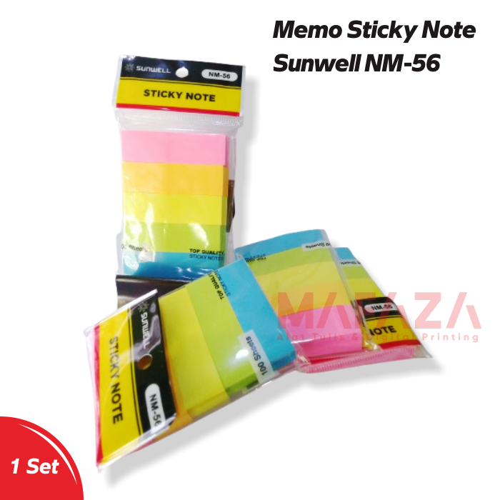 

[1 Pcs] Memo Sticky Note Sunwell NM-56 / Index & Mark / Pembatas Penanda Sunwell NM-56