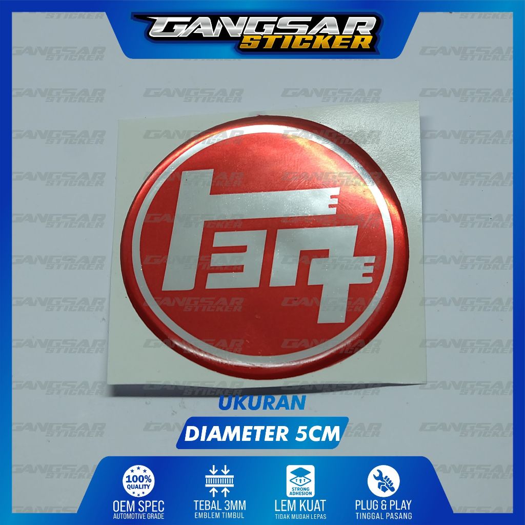 emblem timbul toyota retro / emblem logo toyota jdm / emblem toyota jadul