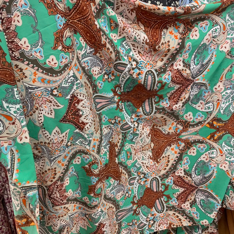 kain soft diamond crepe motif - kain diamond crepe motif luxury - kain crepe diamond premiumu