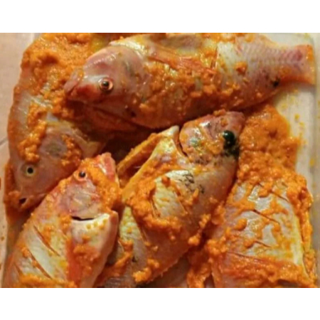 

Ikan Nila Bumbu Kuning Siap Goreng
