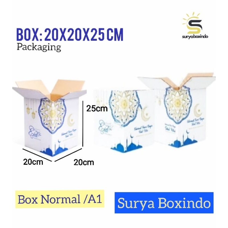 

Box 20x20x25 cm(Mini)Parcel/Kardus/Box Parcel Kecil/Idulfitri/