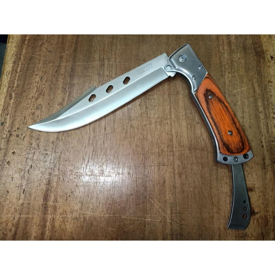 Pisau Lipat Survival USA132K Camping