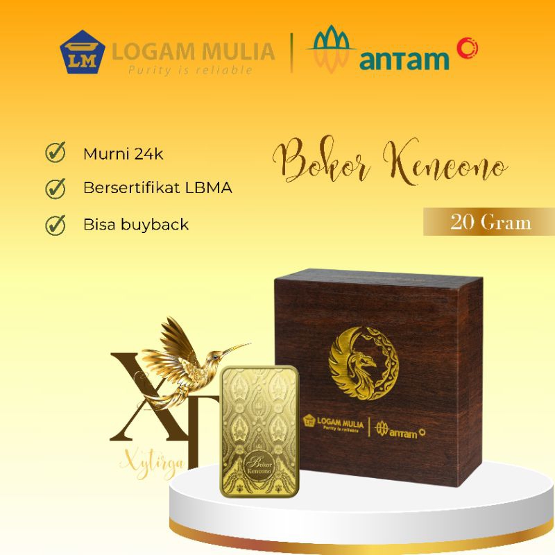 Logam Mulia Antam Batik 20 Gram