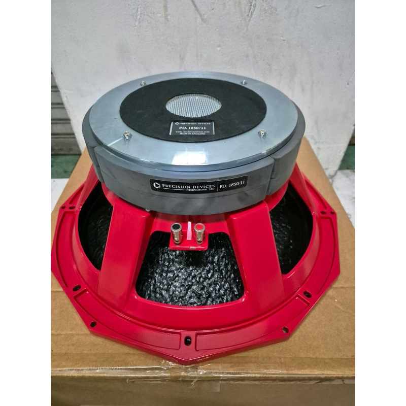 SPEAKER SUBWOOFER 18 INCH PRECISION DEVICES PD1850 DOUBLE MAGNET PD 1850 II MERAH DM