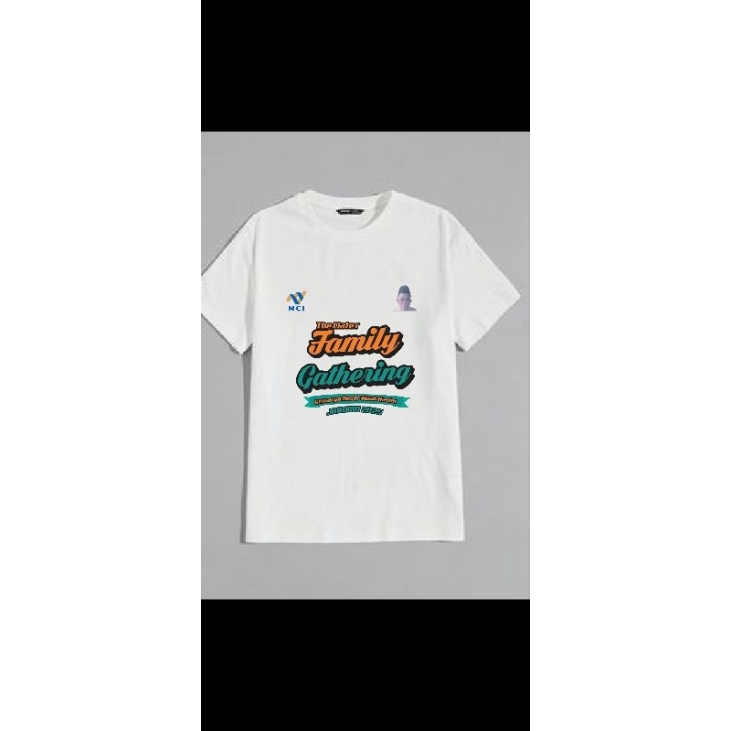Kaos family gathering Murah Lengan Pendek