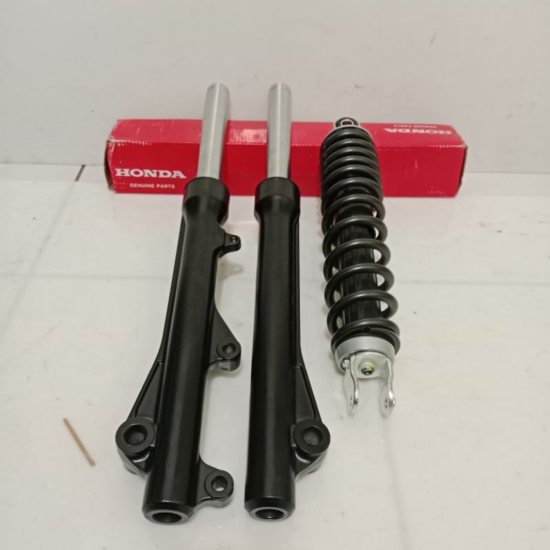 as shock depan + sokbreaker belakang beat fi scoopy fi spacy fi