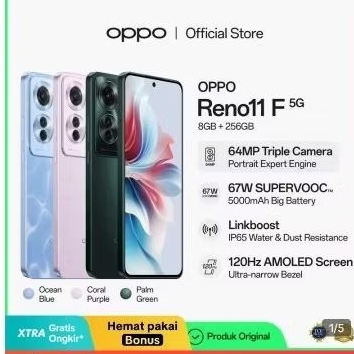 oppo reno 11f seken belum lama pakai