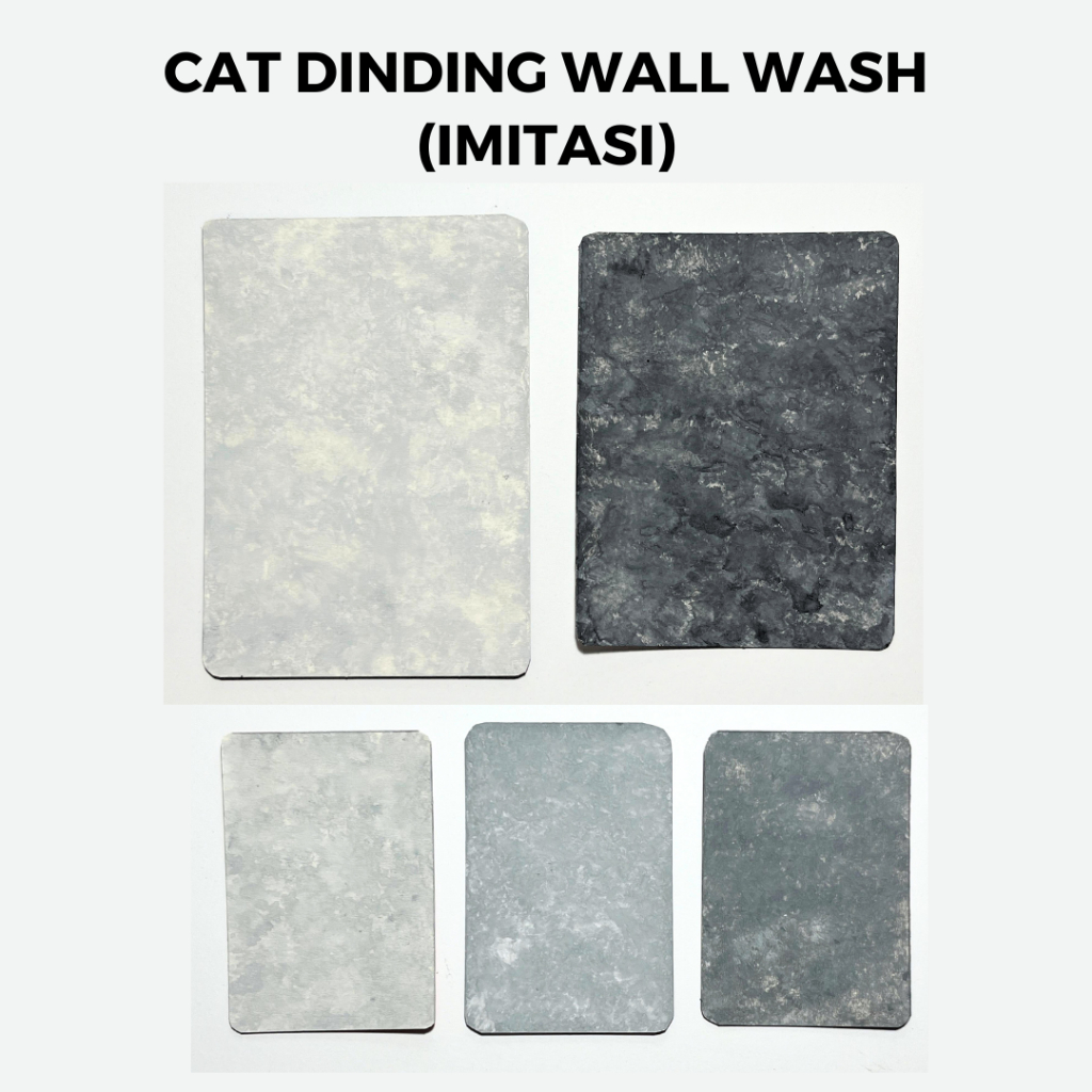 Sample Material Cat Dinding - Texture Limewash Wall Wash Abu Dinding Expose | Material Interior