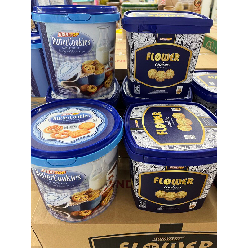 

Biskitop Butter & Flower cookies