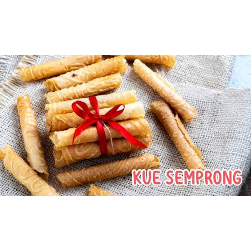 

[ 40 ] Cemilan kue semprong varian nangka
