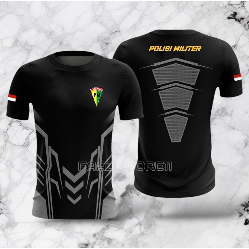 Kaos Jersey POLISI MILITER || Kaos Olahraga PM new