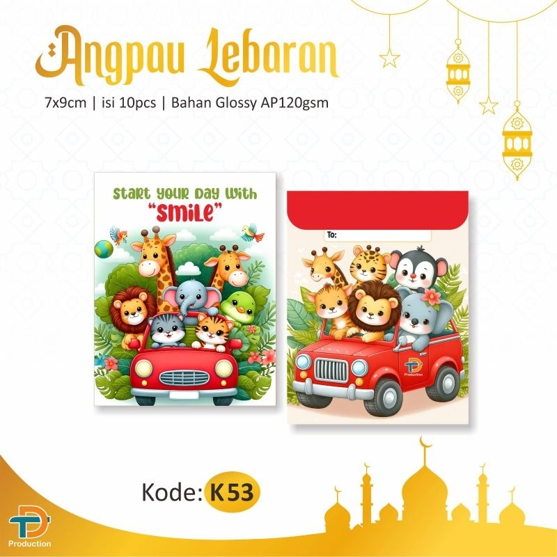 

10 PCS ANGPAU ANGPAO AMPLOP LEBARAN K53