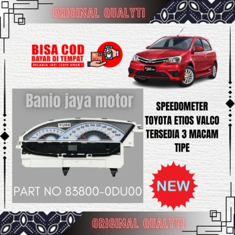 speedometer toyota ETIOS VALCO original denso