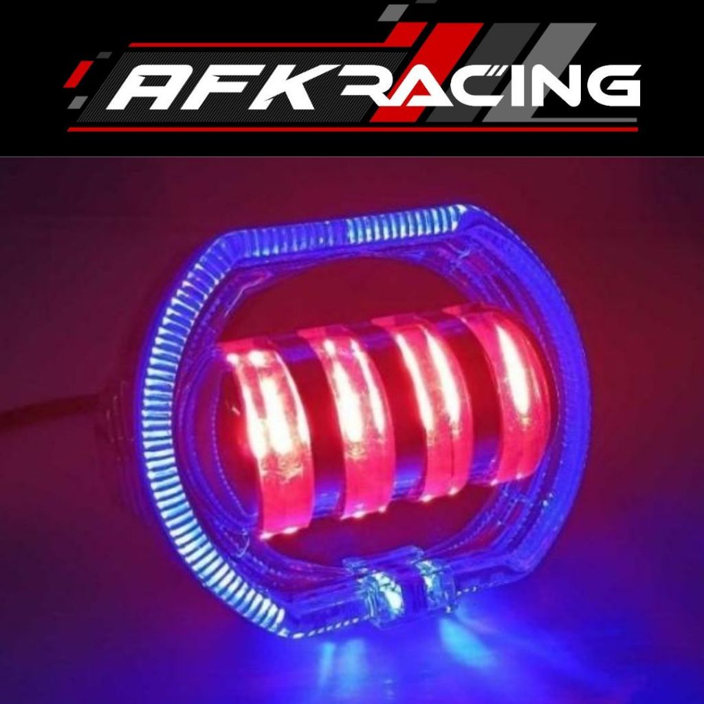 Lampu utama Biled mode daymaker Projie Biled proji 4 lensa 8D plus 4.5inch shroud Projie Billed daym