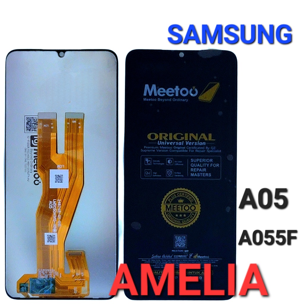 LCD SAMSUNG A05 / A055F FULLSET TOUCHSCREEN BLACK ORI