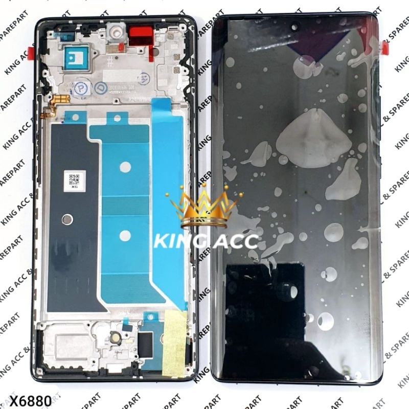 LCD TOUCHSCREEN PLUS FRAME INFINIX HOT 50 PRO / X6880