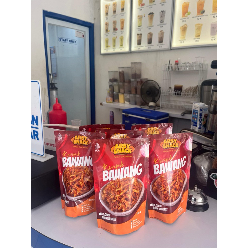 

Arsy snack keripik bawang