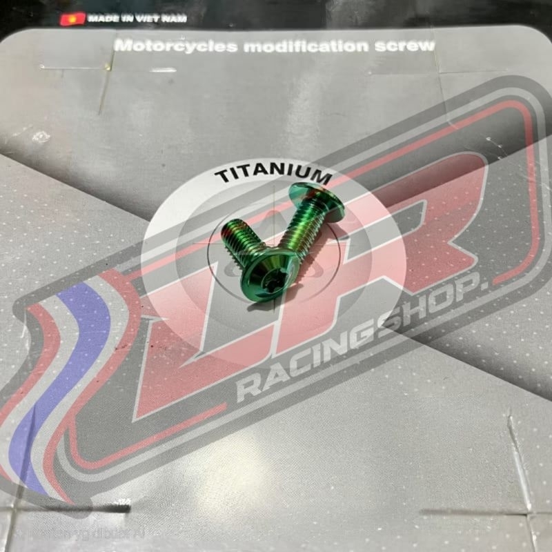 (HARGA 1 BAUT) Baut probolt titanium disc piringan cakram disk 8x20 drat 12 panjang 2 cm original vi